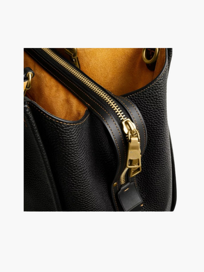 Klassische Leder Tasche mit Wildlederakzenten – Multifunktionale Damen- und Herrentasche für jeden Anlass