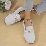 Monica – Loafer für Damen – Lässig und schlicht in Weiß