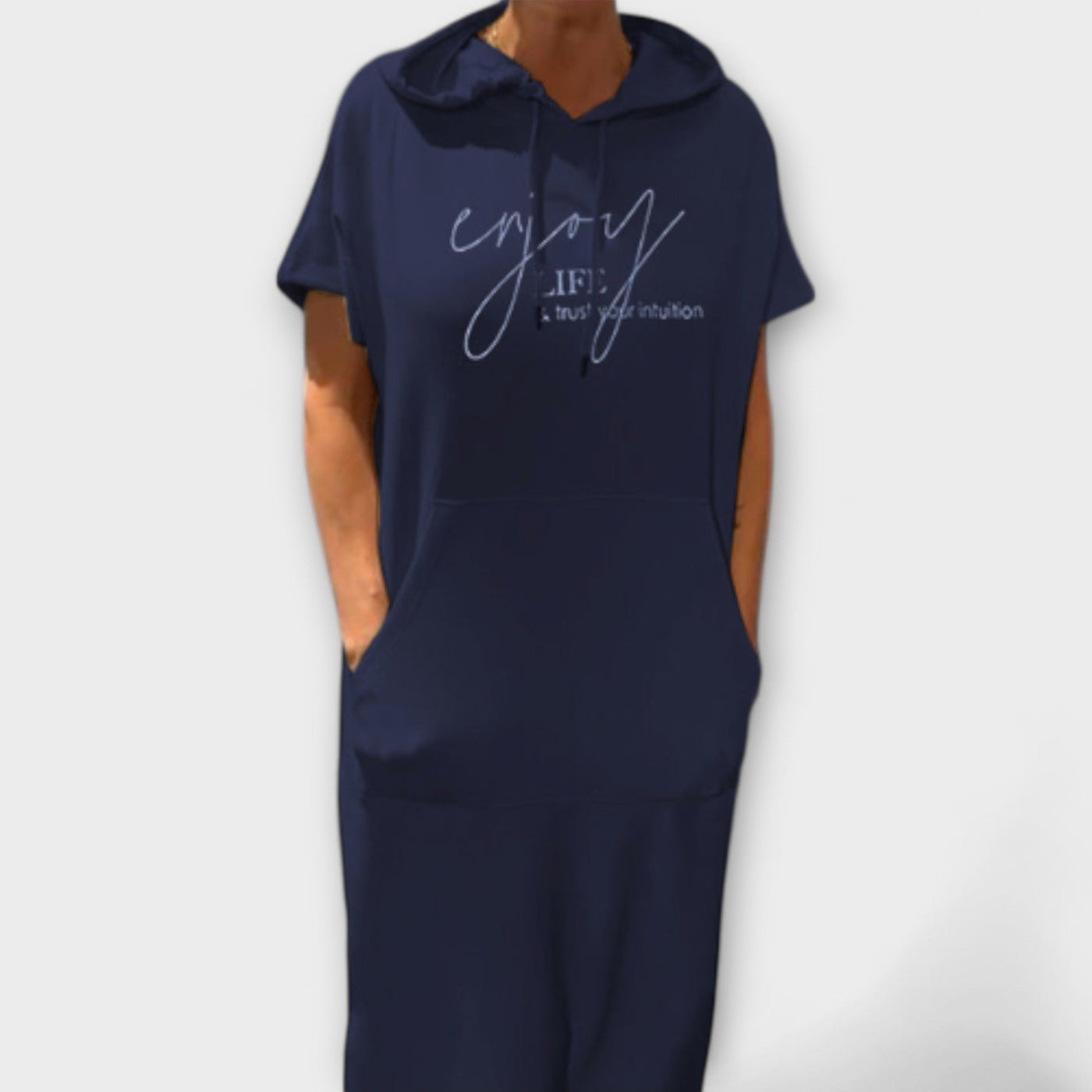 Daisy - Entspanntes Kapuzenkleid