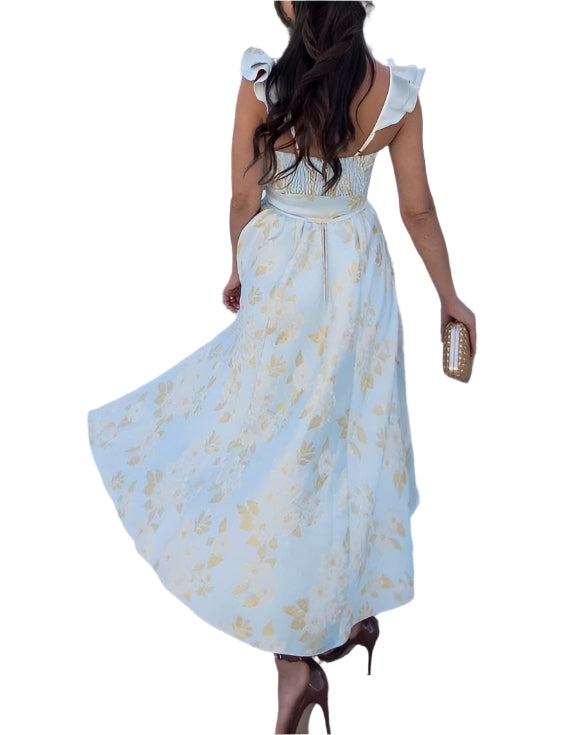 Daisy - Kleid mit Schmetterlingsdruck und Schleife