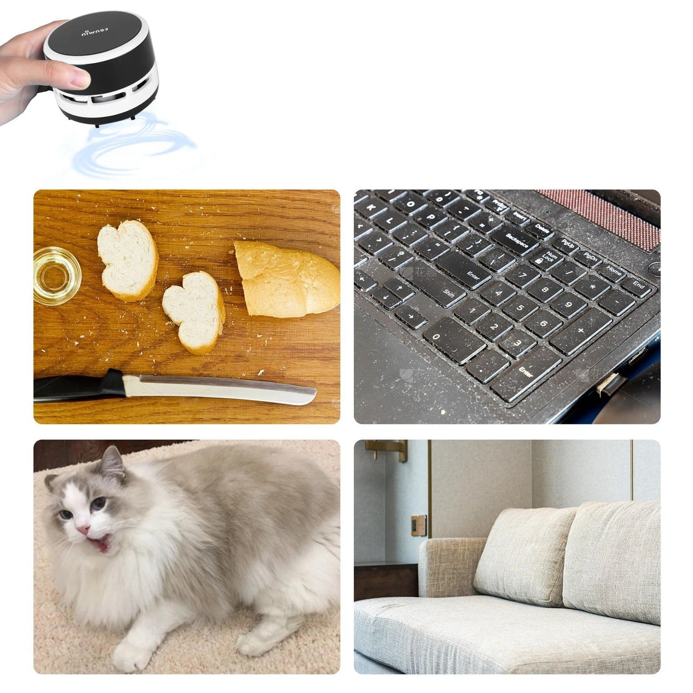 SwiftSweep – Kompakter Staubsauger für müheloses Reinigung vor Ort