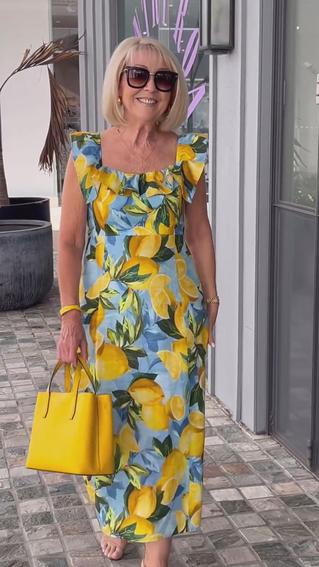 Sonnen- und Zitronenkleid 🍋