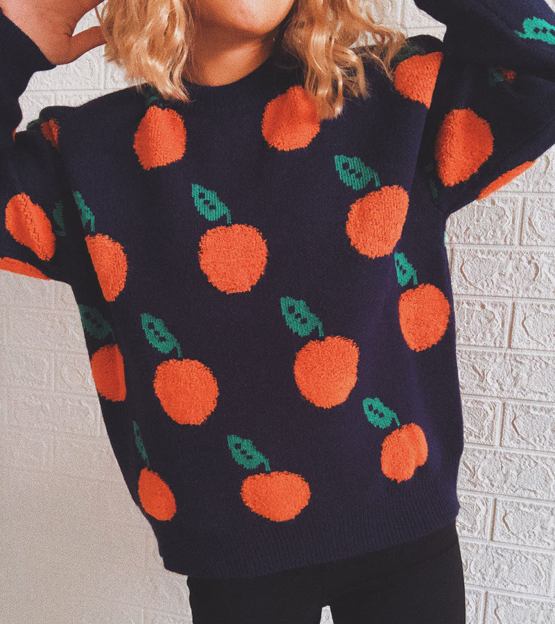 Fruchtiges Strickdesign | Verspielter Charme | Bequemer Schnitt