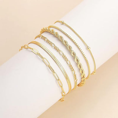 Isabella Vernetta Gold Bracelet Set
