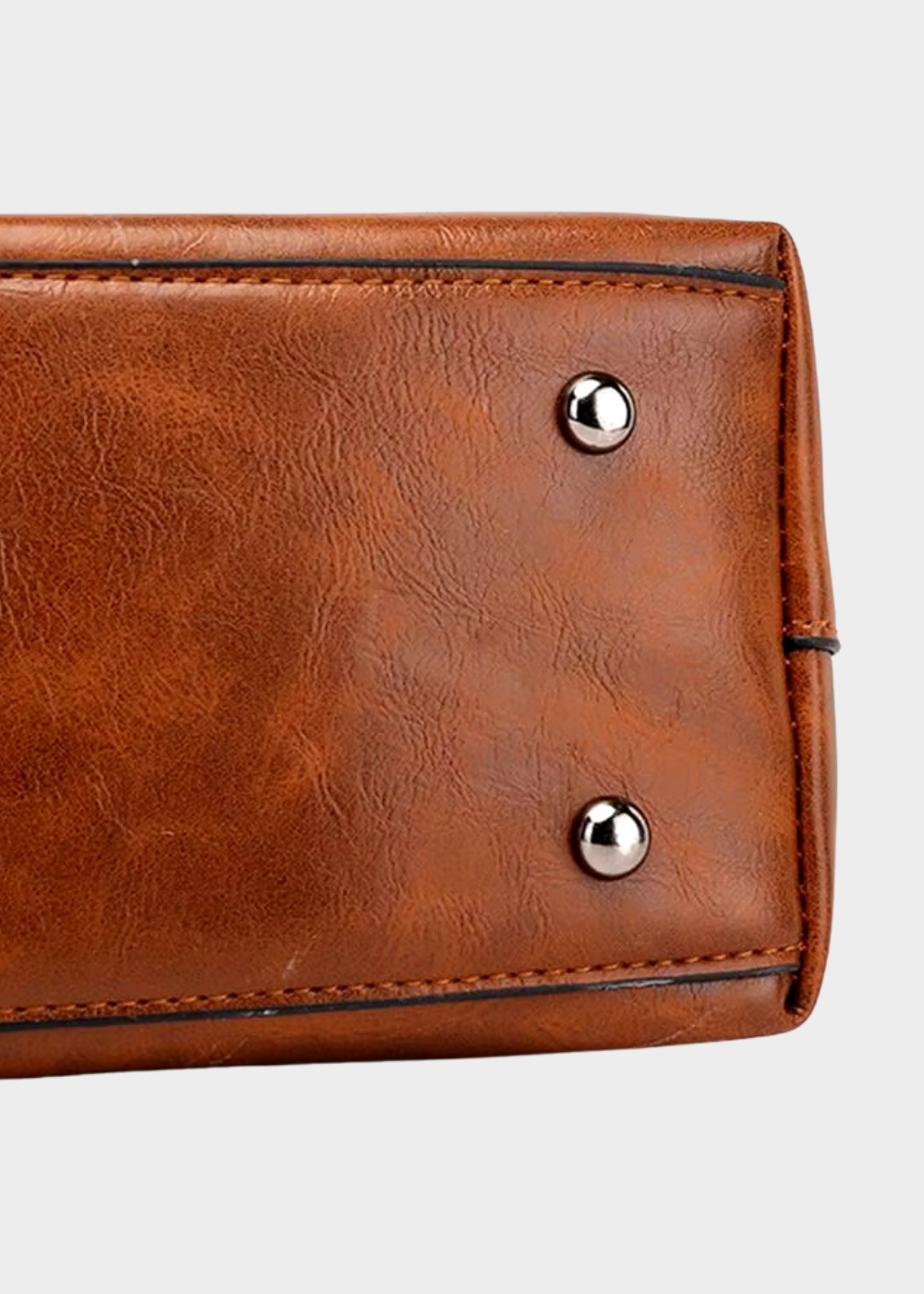 Vegane Handtasche Damen – Mittelgroße Schultertasche mit Henkeln