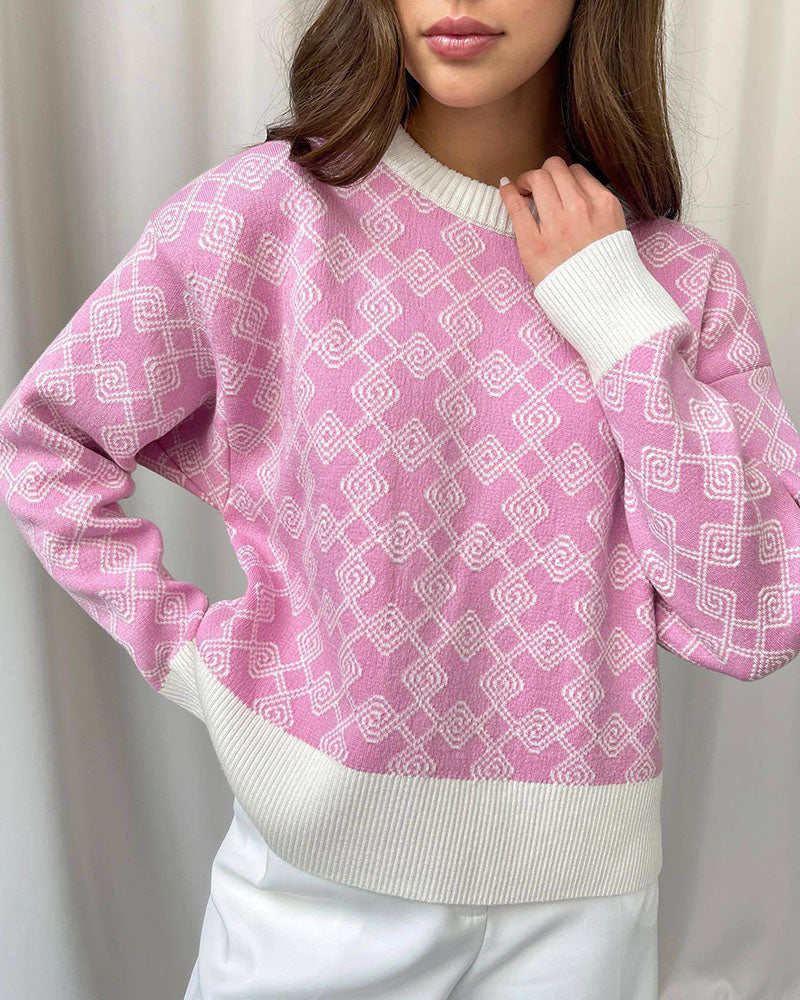 Geometrisches Muster für modernen Stil | Zeitlose Silhouette | Bequemer Tragekomfort