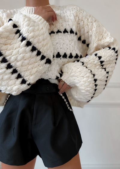 Grobstrick-Pullover | Oversized & Gemütlich | Winterschick