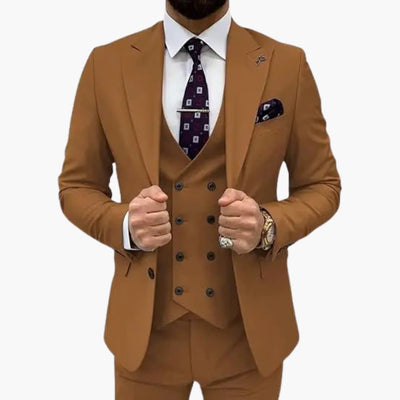 Herren Anzug dreiteilig mit Slim Fit für jede Saison