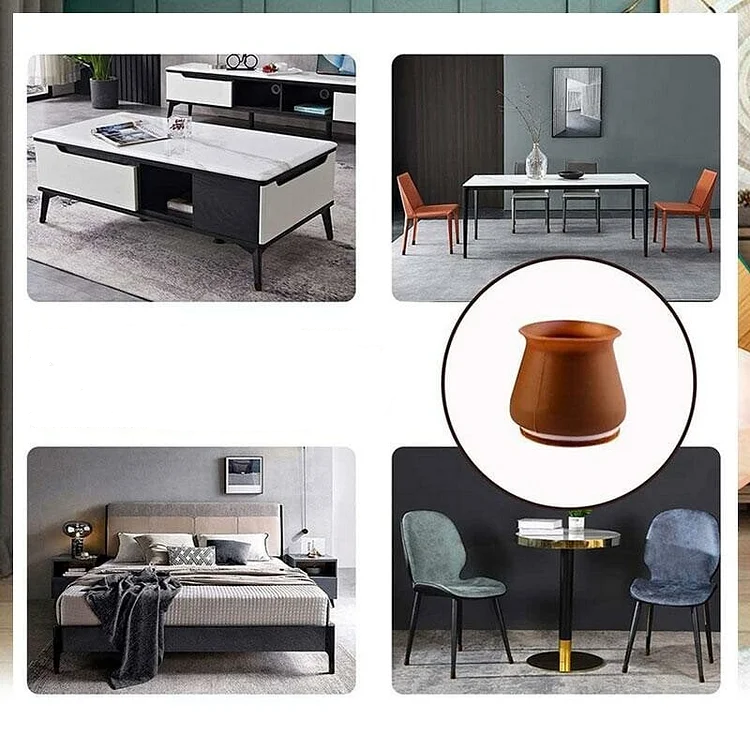 50 % Rabatt | QuietGlide™ | Möbelbeinschoner aus Silikon [ Rabatt für den letzten Tag ]