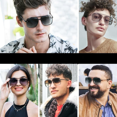 RayForge – Retro Sonnenbrille Mit Farbverlauf Und UV400-Schutz