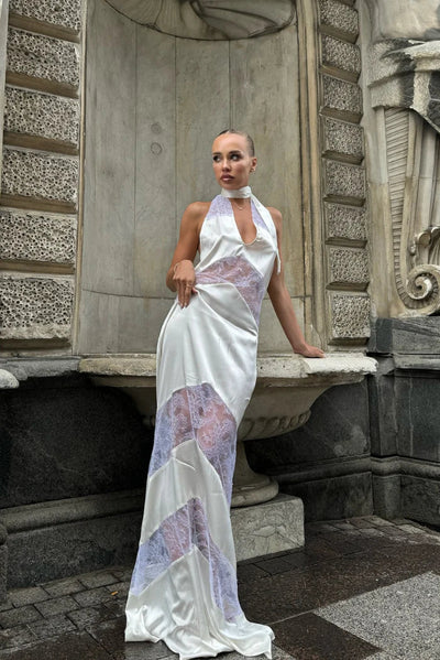 Lara | Maxikleid Sommer mit Zarten Spitzen für Damen