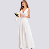 Maddie - Elegantes, ärmelloses Abendkleid für Damen in Weiß