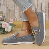 Monica – Loafer für Damen – Lässig und schlicht in Grau