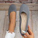 Orthopädische Damen-Ballerinas mit Komfortsohle & klassischem Design – Mia in Grau