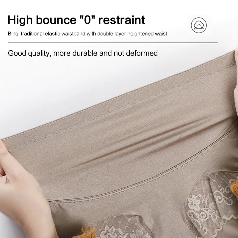 Heißer Stil Seidiges Höschen mit hoher Taille | 50% RABATT