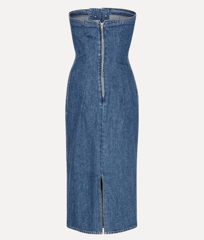 Daisy - Kleid mit Knopfdetails aus Denim