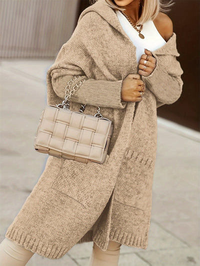 Langer Cardigan | Lässiger Schnitt | Statement-Print