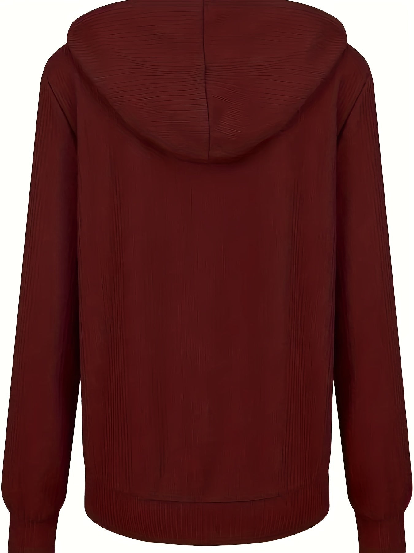 Moira – Langärmelige Kapuzenjacke Mit Reißverschluss Und Kordelzug