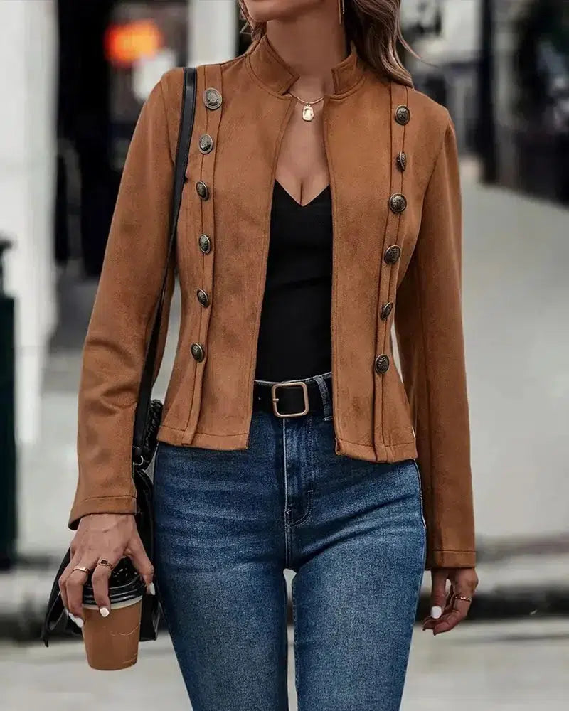 Henry™ | Einfarbige kragenlose Oberbekleidung