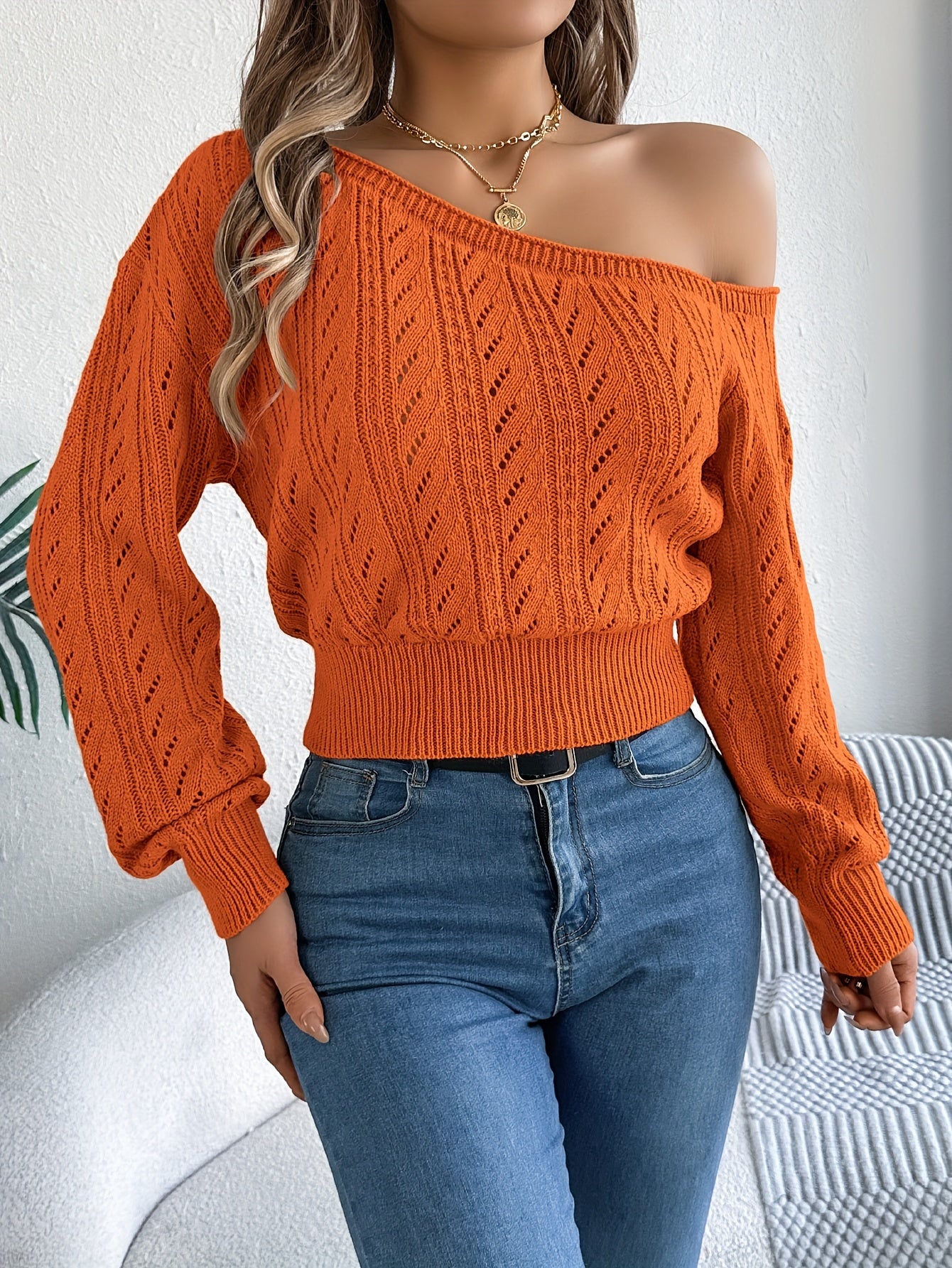 Strickpullover | Feminines Design | Weicher Tragekomfort