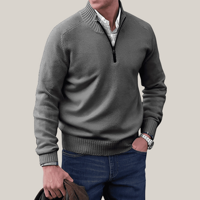 Leander™ | Pullover mit Reißverschluss
