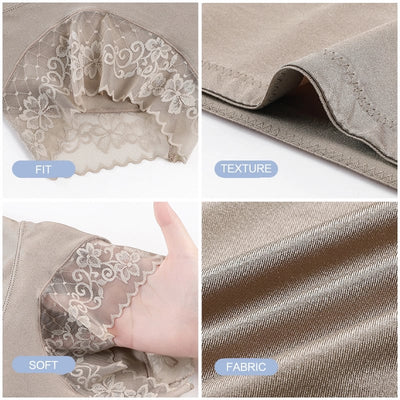 Heißer Stil Seidiges Höschen mit hoher Taille | 50% RABATT