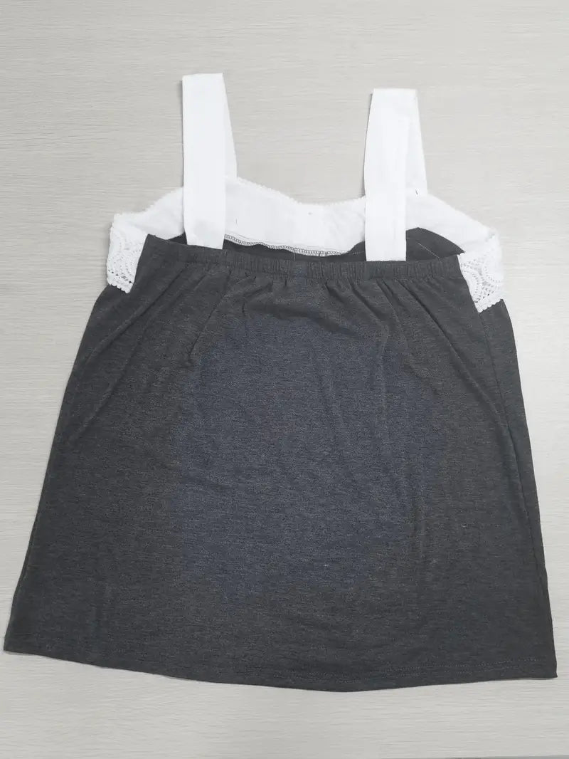 Malinda - Ärmelloses Oberteil Mit Knöpfen