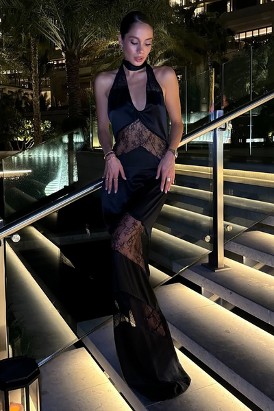 Lara | Maxikleid Sommer mit Zarten Spitzen für Damen