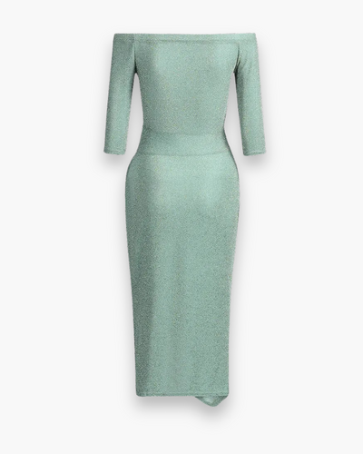 Damen Elegantes Glitzer Kleid | Maxi Abendkleid