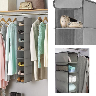 MultiHang™ | 10 Abschnitte Schuhe Kleidungsstück Organizer