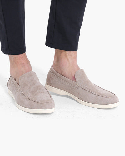 Dominic | Lässig 3-teiliges Passendes Set mit Half Zip-Pullover, Loafern & Runde Sonnenbrille