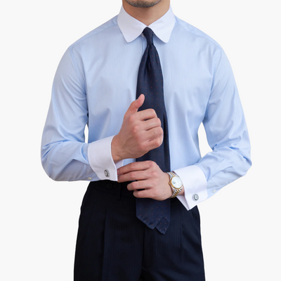 Old Money Herren - Hemd mit klassischem Streifenmuster