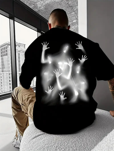 Edward - Gespenstische Handabdrücke Freizeithemd