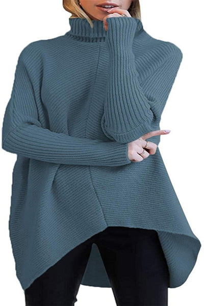 Oversize-Strickpullover | Asymmetrischer Schnitt | Müheloser Stil