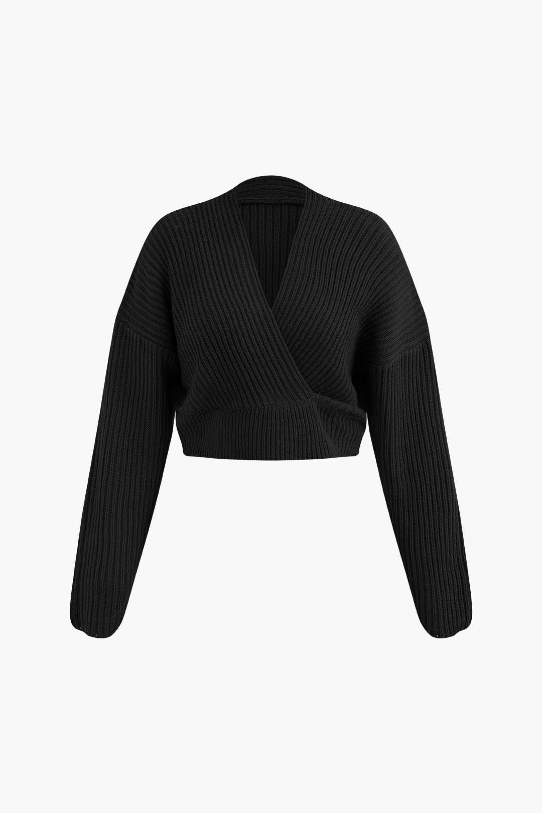 Klara | Elegantes Strick-Set mit Wickel-Oberteil & Bleistiftrock