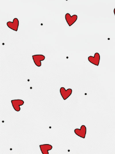 Hemdbluse | Herzmuster | Feminine Eleganz