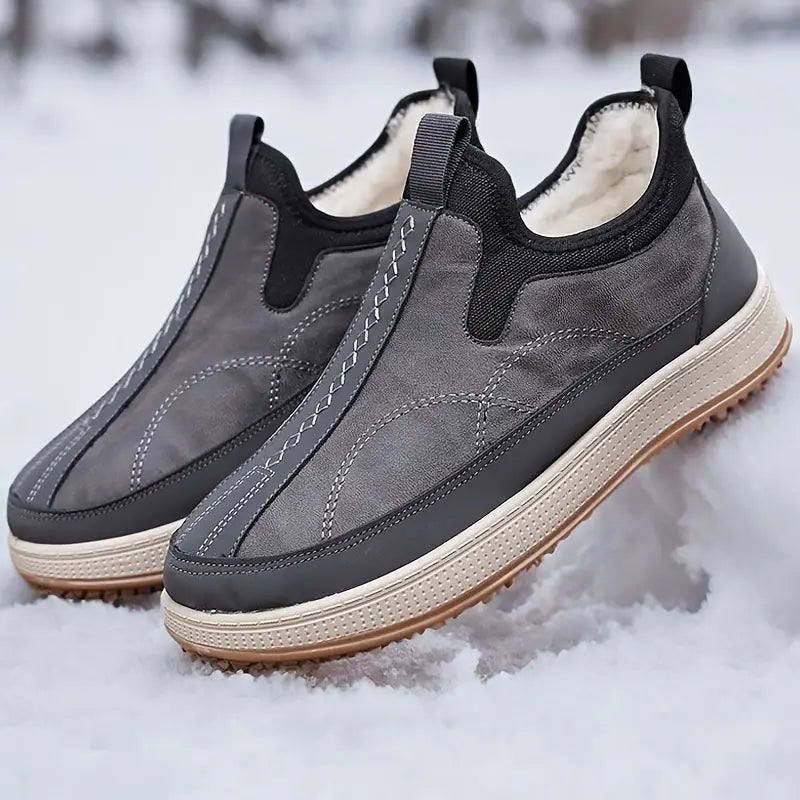 Fabiola - Winterliche, warme, mit Fleece gefütterte Herrenschuhe
