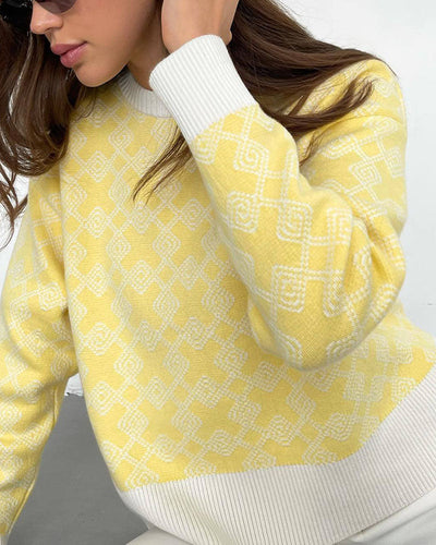 Geometrisches Muster für modernen Stil | Zeitlose Silhouette | Bequemer Tragekomfort