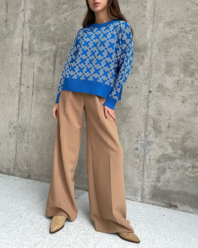 Geometrisches Muster für modernen Stil | Zeitlose Silhouette | Bequemer Tragekomfort