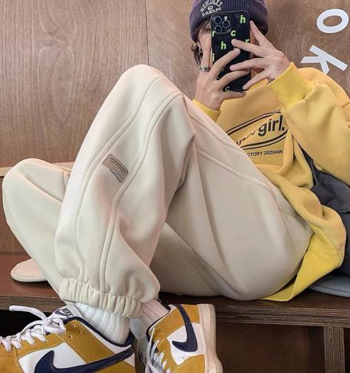 Karl - Herren Fleece gefütterte Verdickungshosen