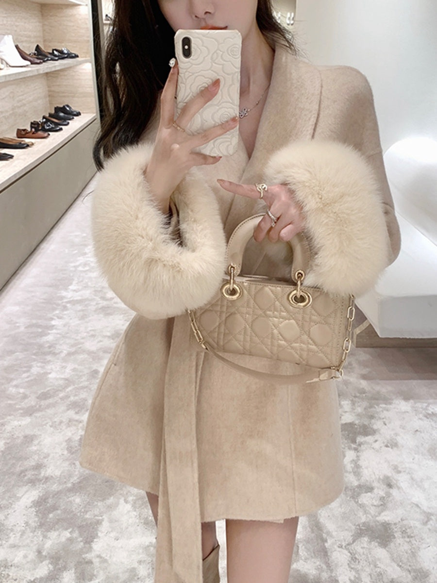 Aurelia - Warmer Wollmantel, elegante Damenbekleidung