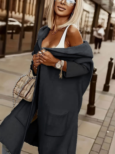 Langer Cardigan | Lässiger Schnitt | Statement-Print