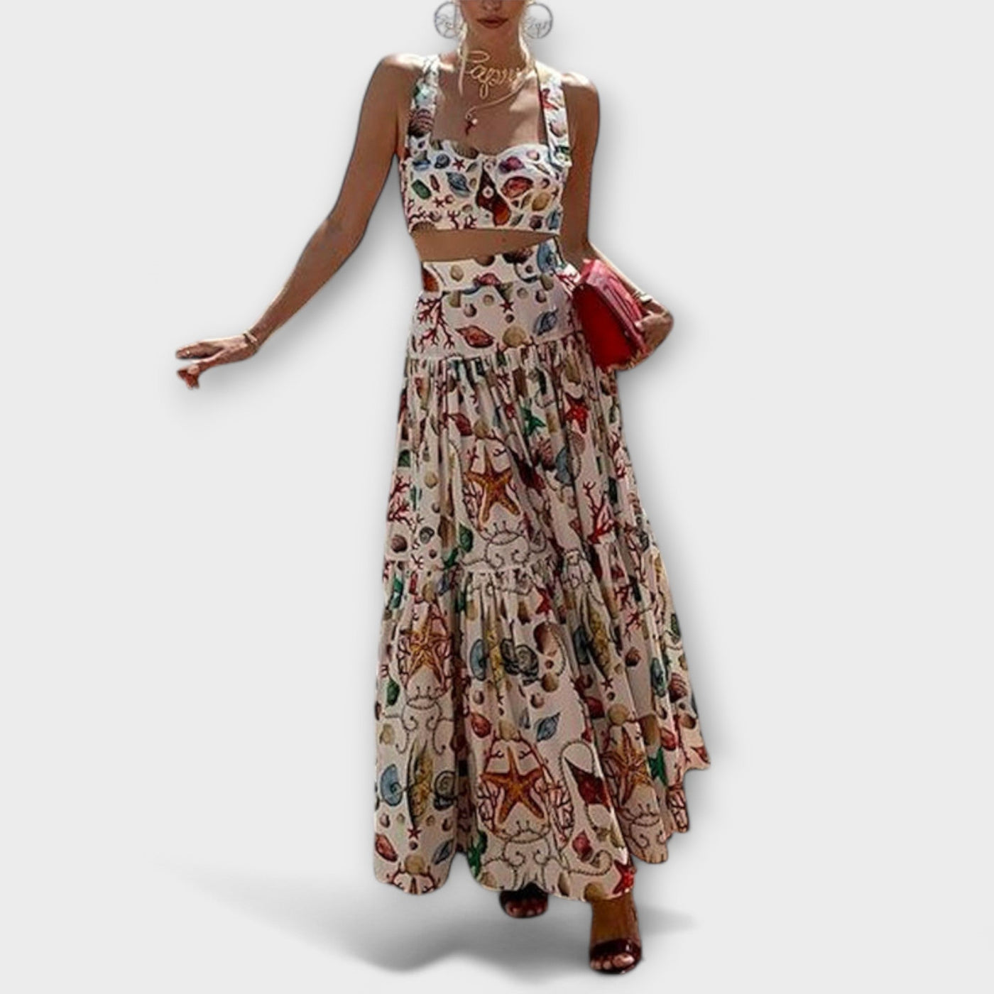 Heather - Elegantes Zweiteiliges Rock-Set