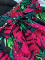 Mabel | Damen Sommerurlaub Bedruckte Weste und Shorts Set