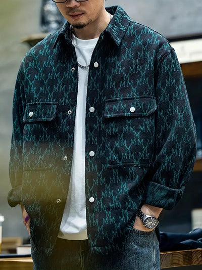 Hugh - Herren M Graphic Print Jacke