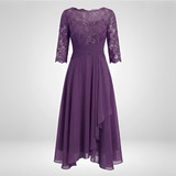 Anitta - Elegantes, bequemes und lockeres Damenkleid in Violett