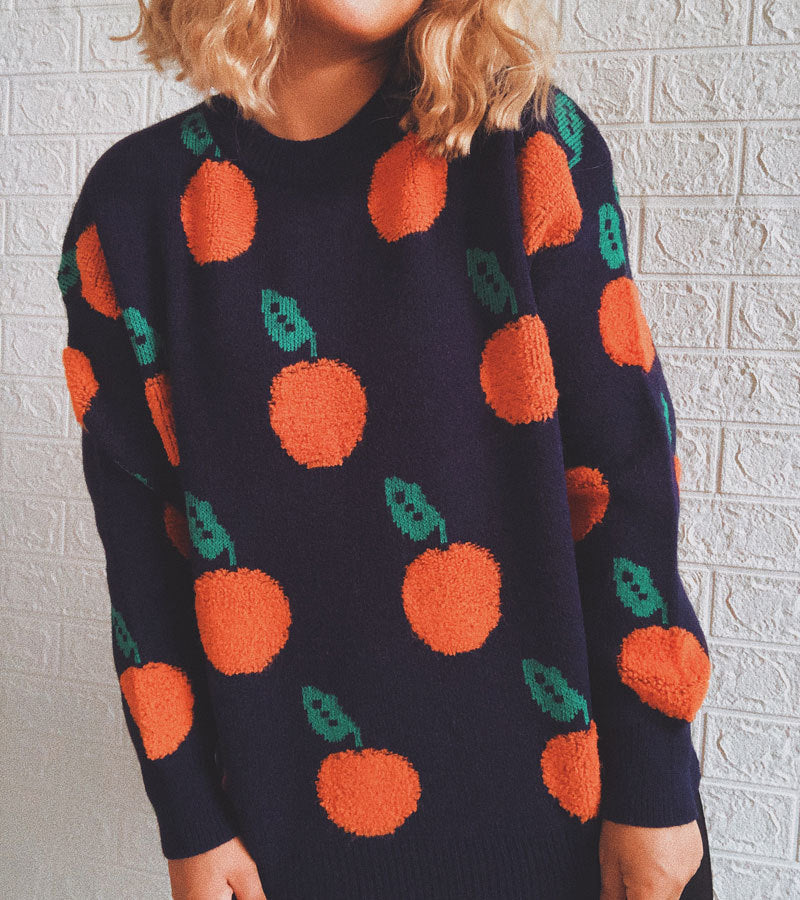 Fruchtiges Strickdesign | Verspielter Charme | Bequemer Schnitt