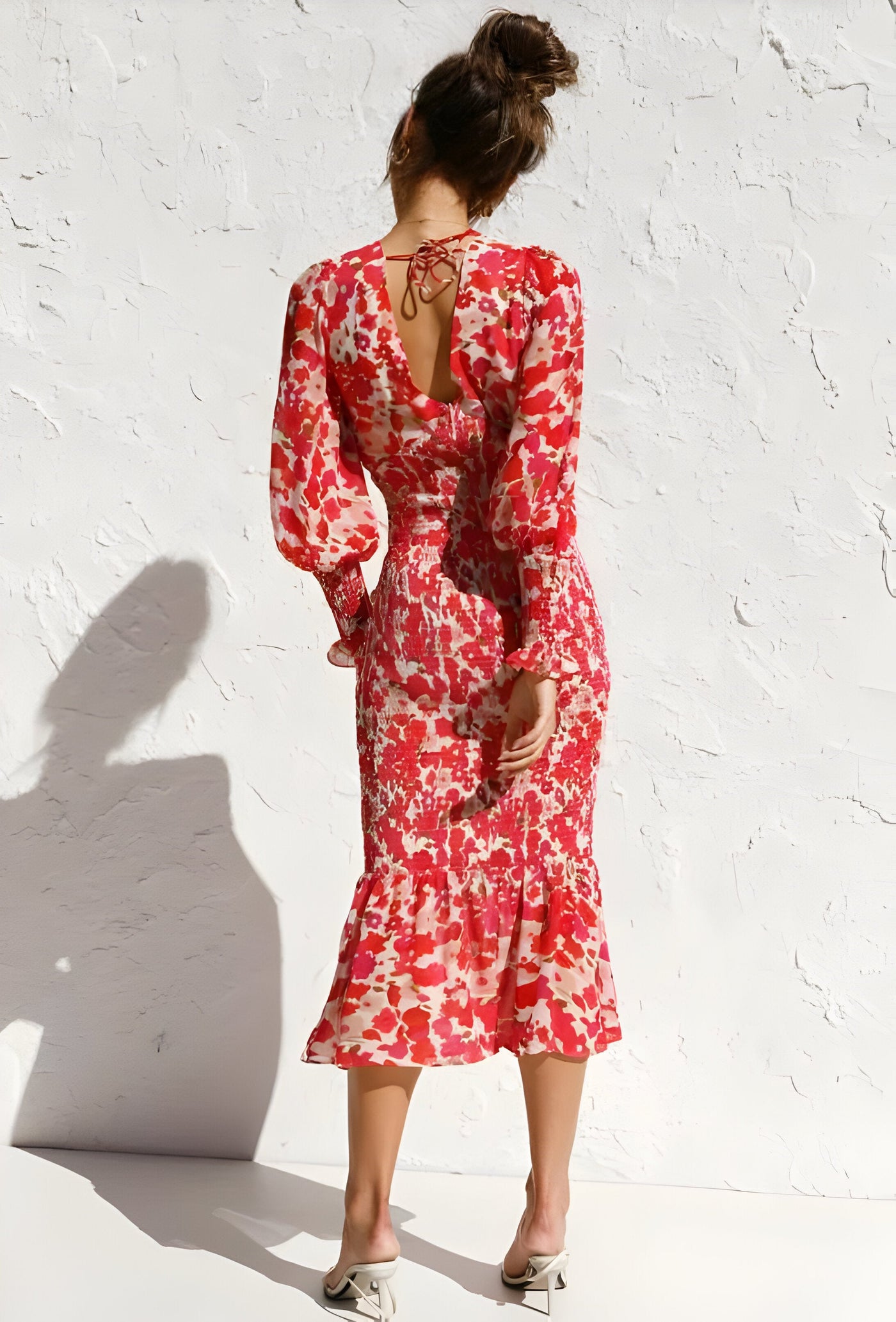 Andrea | Elegantes Damen Sommerkleid mit Druck