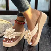 Sophia - Chic Floral Damen Flip-Flops