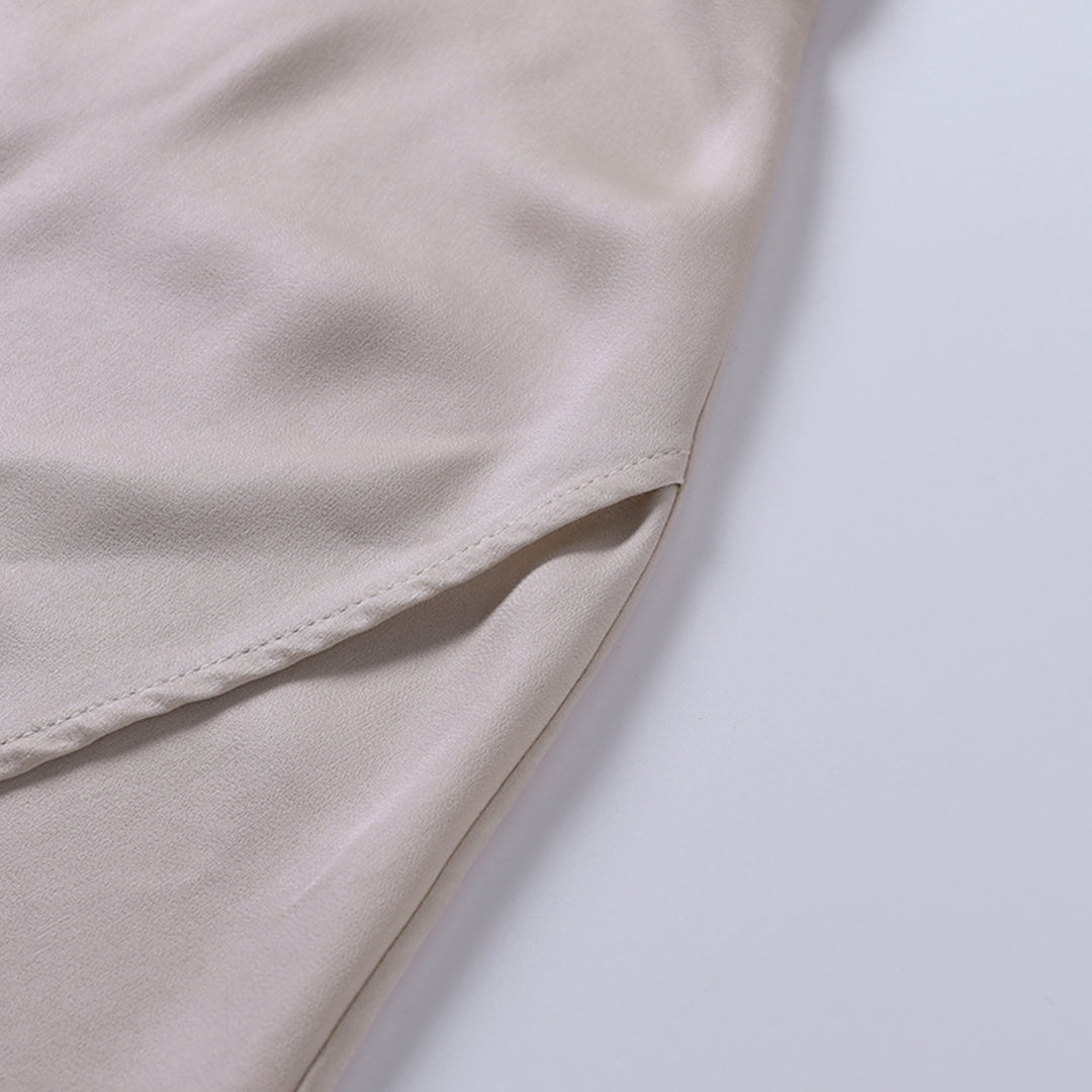 Satin-Maxikleid mit Spaghettiträgern | Sinnlich und Elegant | Femininer Stil